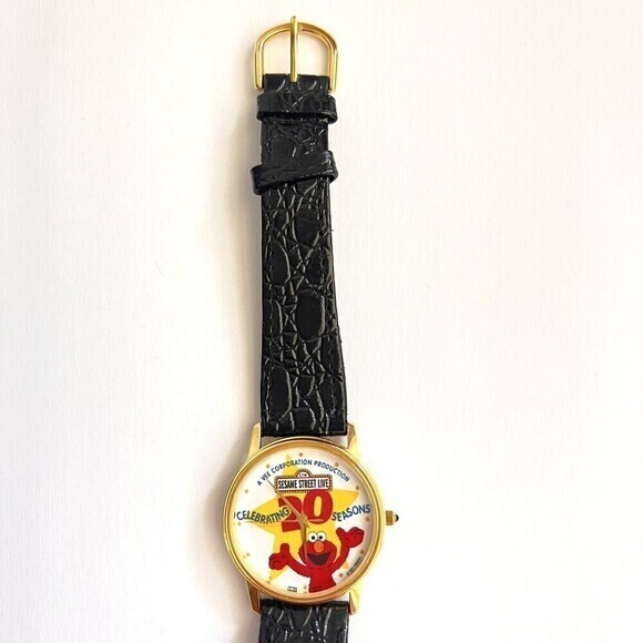 2000 Sesame Street‎ Live 20th Anniversary Watch- Vintage Sesame Street Live Elmo - Picture 9 of 14